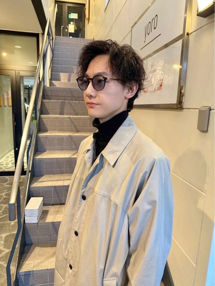 【新規メンズ限定🙆‍♂️】カット＋コラーゲンパーマ¥9,000💫の写真