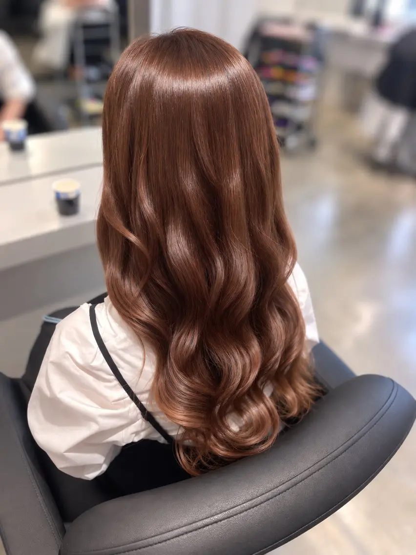 ロング パーマ カット パーマ トリートメント EIGHT梅田 /HADUKIのヘアスタイル