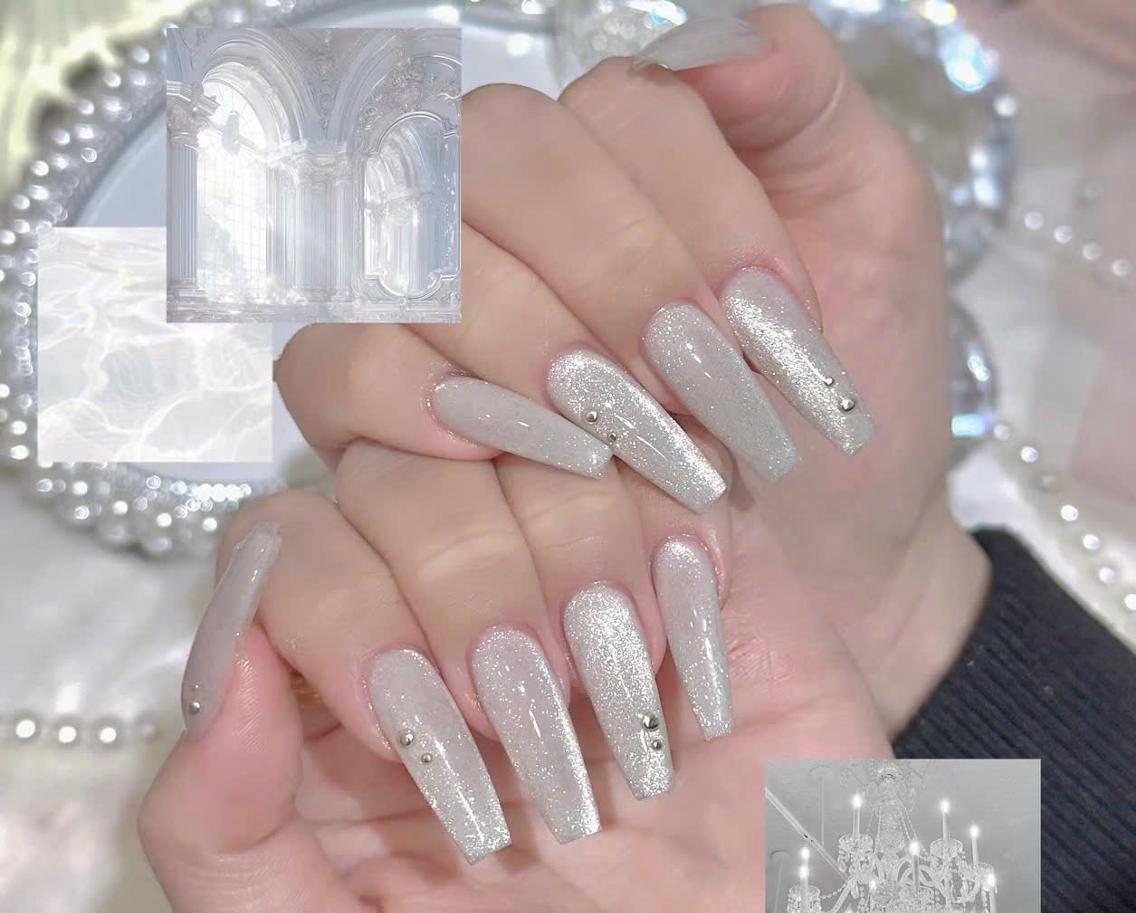 ネイル フレンチネイル ジェルネイル ハロウィン 韓国ネイル マグネットネイル ハンドネイル neco H.babynailのネイルデザイン