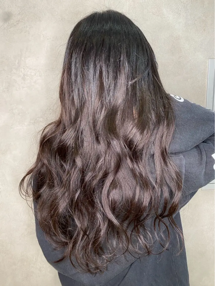 ロング エクステ 佐々木 りあのヘアスタイル