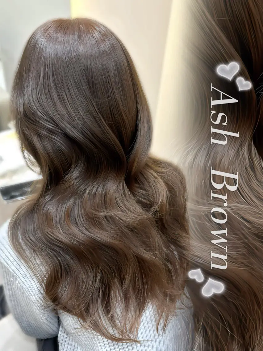 ロング ヘアカラー トリートメント 🤍AINA🤍 Zina高田馬場のヘアスタイル