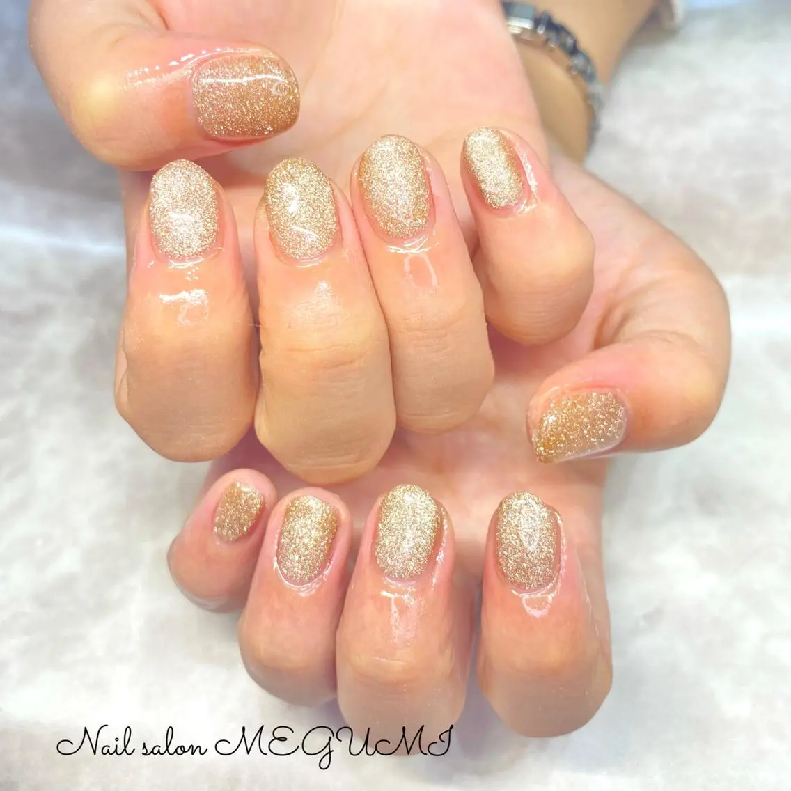 ネイル マグネットネイル マグネットワンカラー ワンカラーネイル Nail salon MEGUMIのネイルデザイン