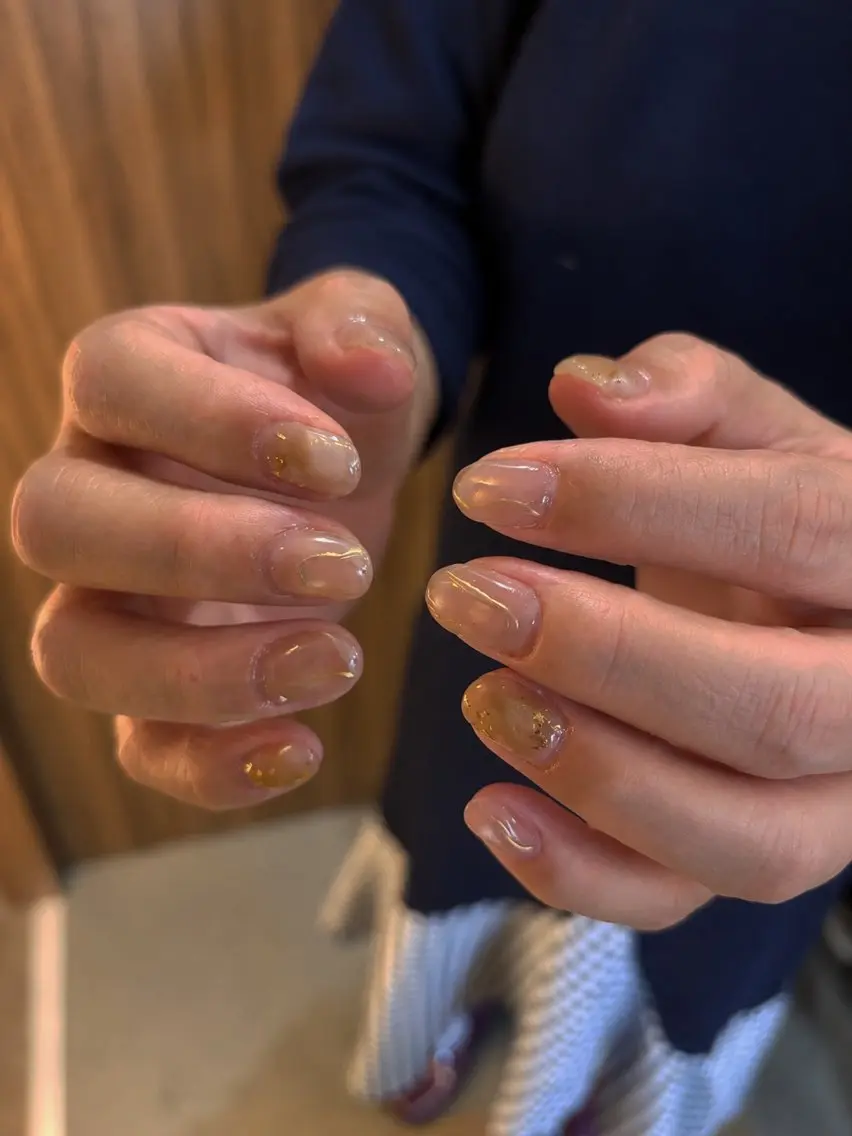 ショート ハンドネイル Ne.nail Ainaのネイルデザイン