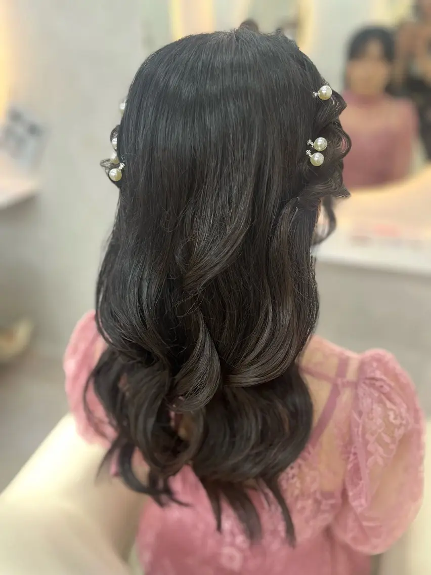 ロング 🫧みひろ🫧カット カラーモデル募集のヘアスタイル