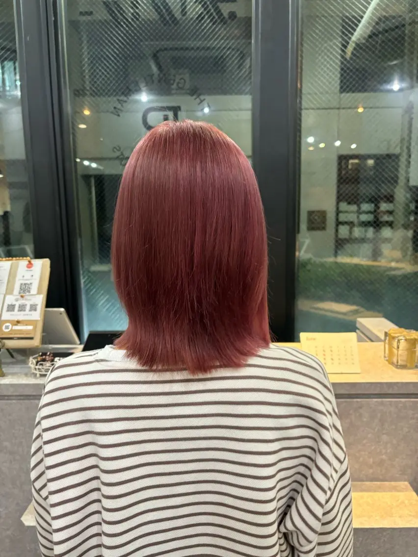 カラー ダブルカラー ⚪️マナエ⚪️ ／学芸大学のヘアスタイル