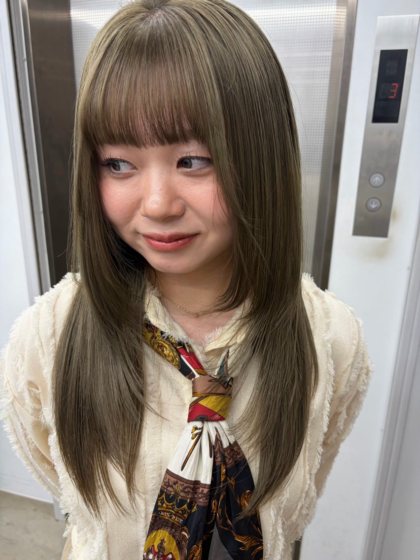 ロング カラー カット ヘアカラー Nico☺︎🎀YU レイヤー/カットのヘアスタイル