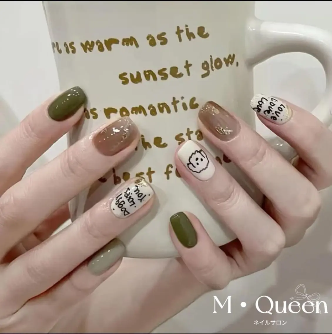 ネイル MQueen ネイルサロンマルのネイルデザイン