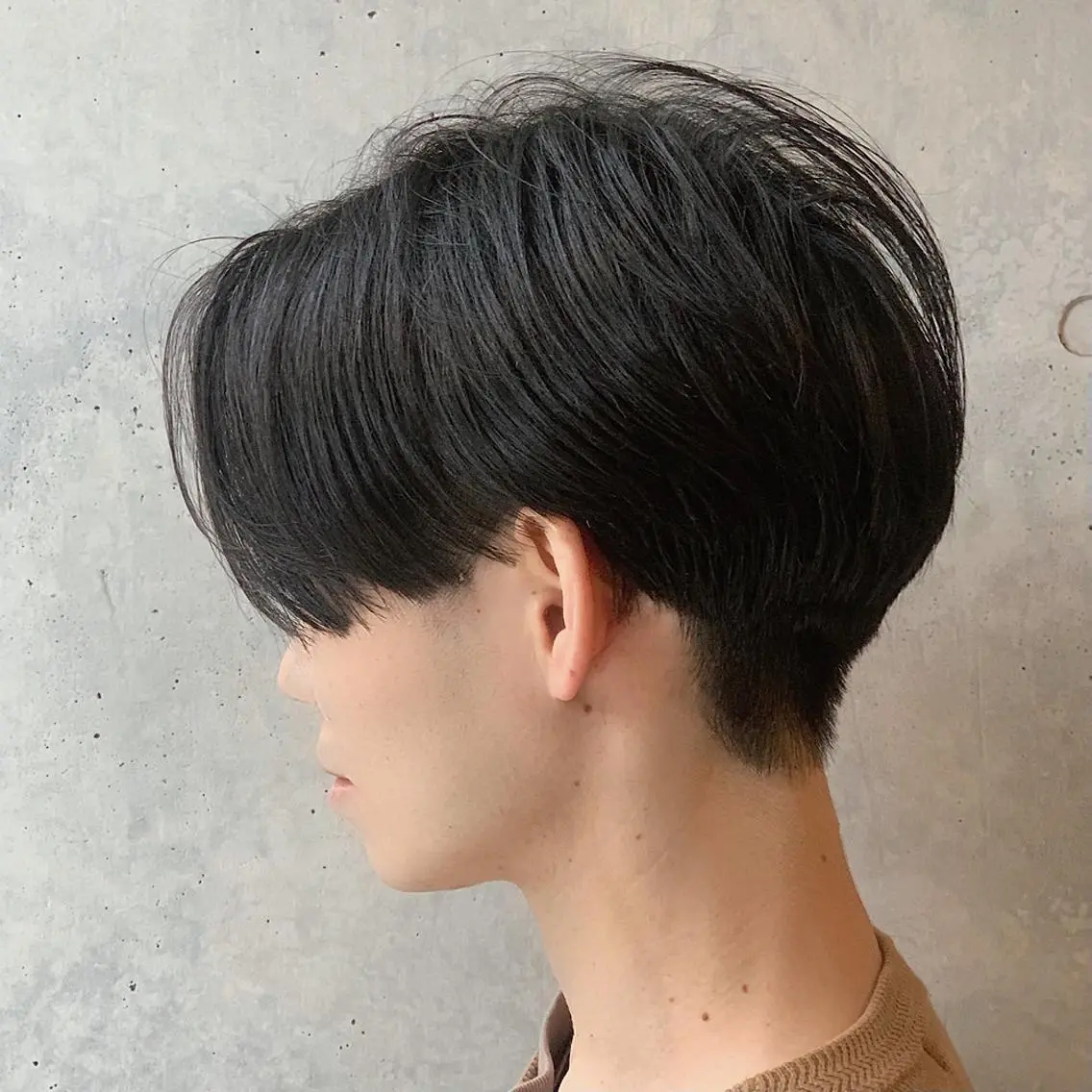 メンズ マッシュ 前田 菜奈子のヘアスタイル