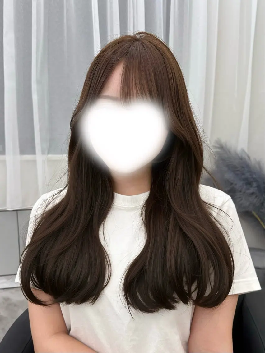 セミロング カット ヘアカラー トリートメント 髪質改善/透明感 /艶髪/Yuna💛のヘアスタイル