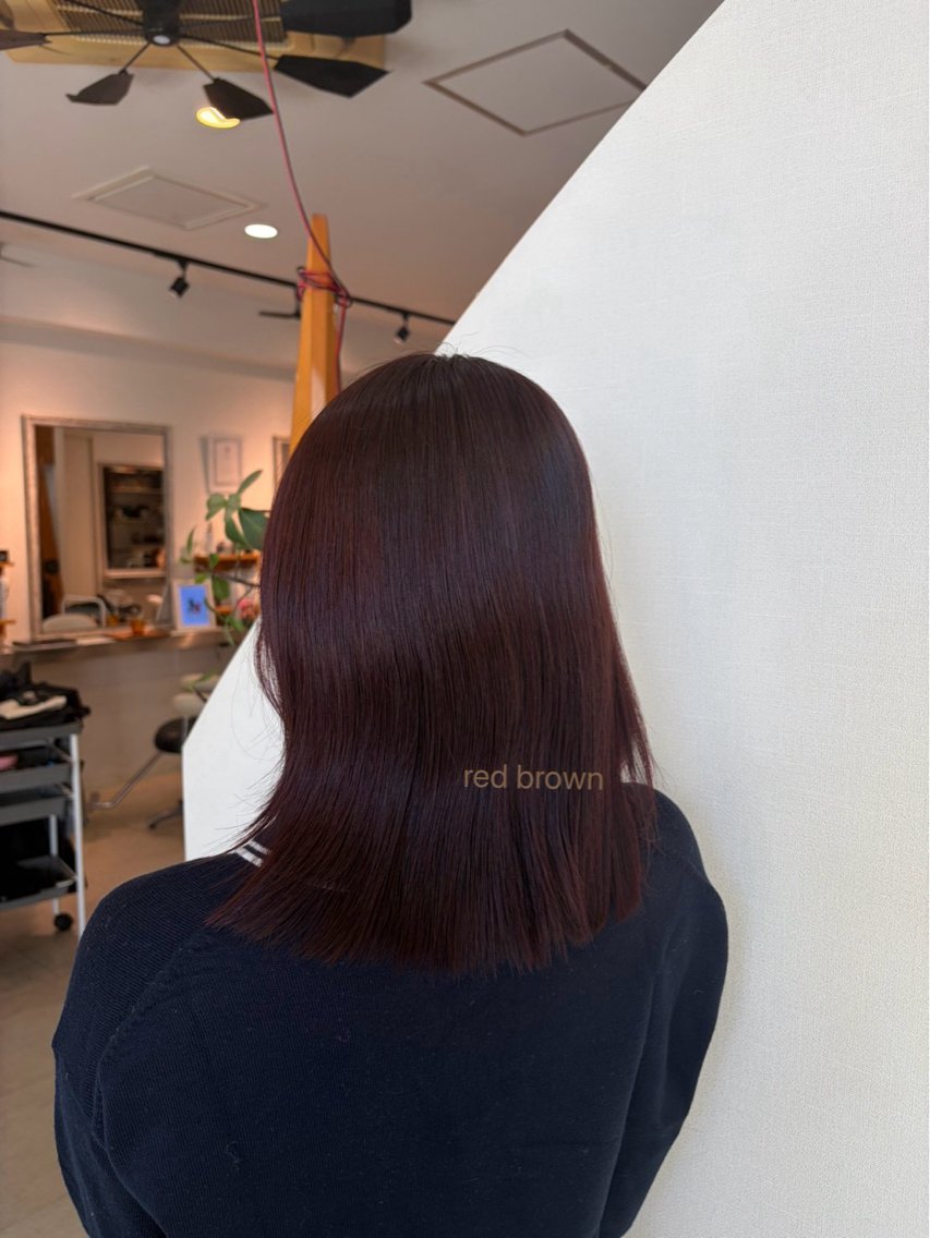 ロング ヘアカラー hair bonitaのヘアスタイル