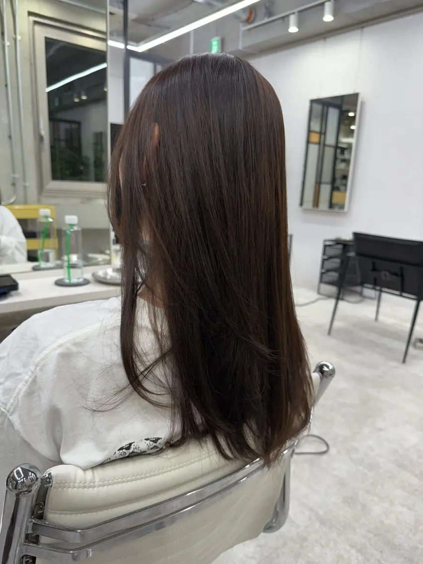 ロング 髪質改善 トリートメント 縮毛矯正/髪質改善 RENのヘアスタイル