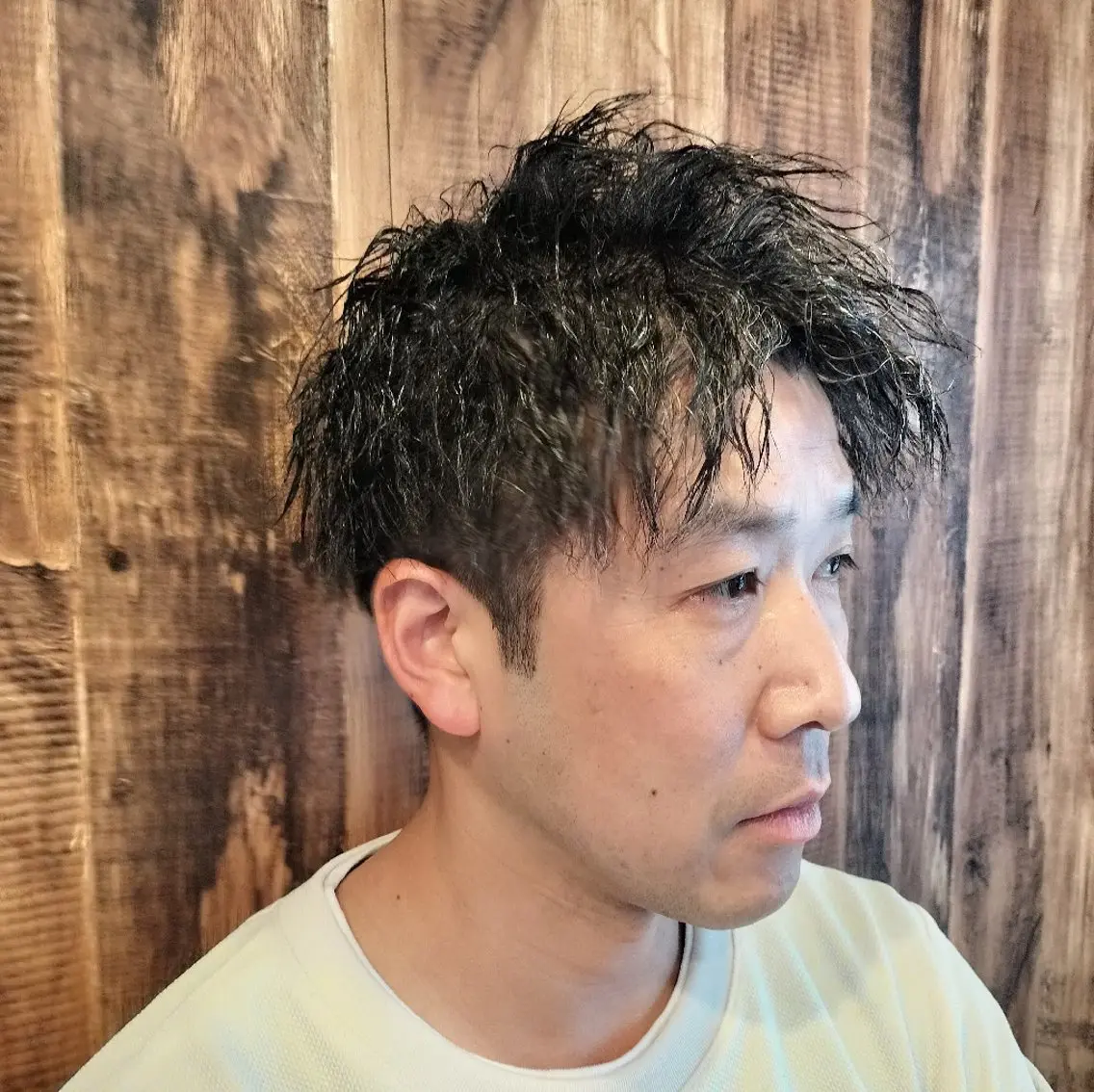 パーマ 【無料】メンズ ヘアモデル大募集のヘアスタイル