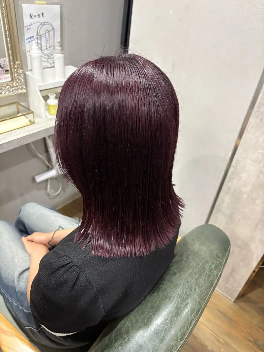 ミディアム カット ヘアカラー トリートメント 阪口 萌のヘアスタイル