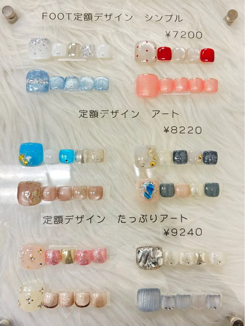 ネイル フットネイル フットネイル NANA RIKOのネイルデザイン