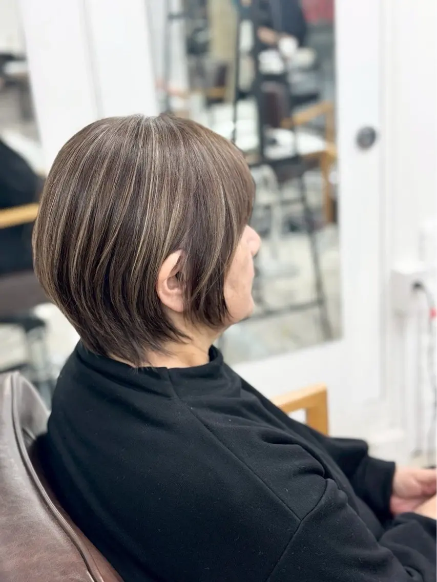 ショート カット ✨ハイライト特化 小澤✨のヘアスタイル