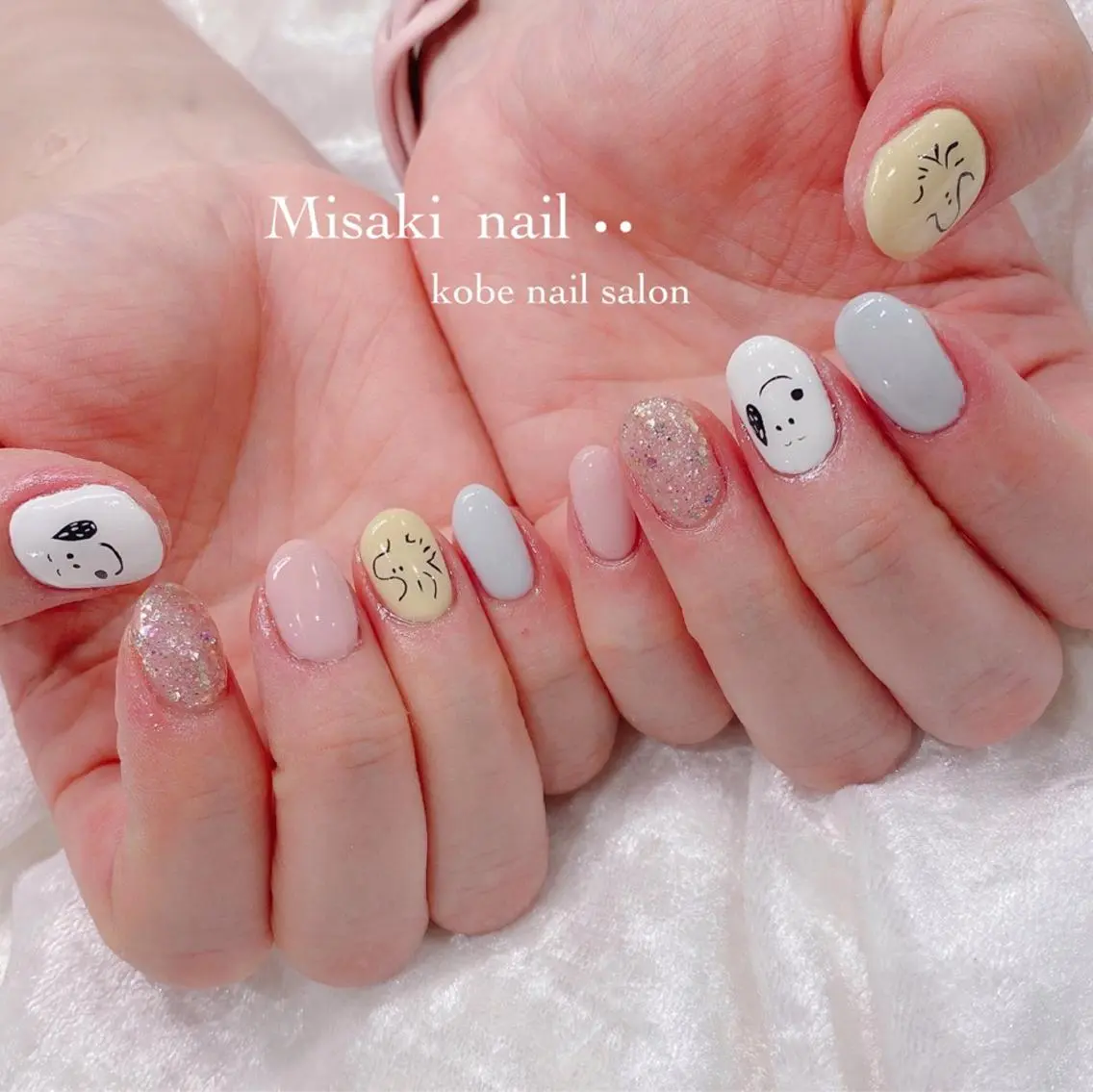 ネイル 韓国ネイル ワンホンネイル ハンドネイル nailsalon miinailsのネイルデザイン