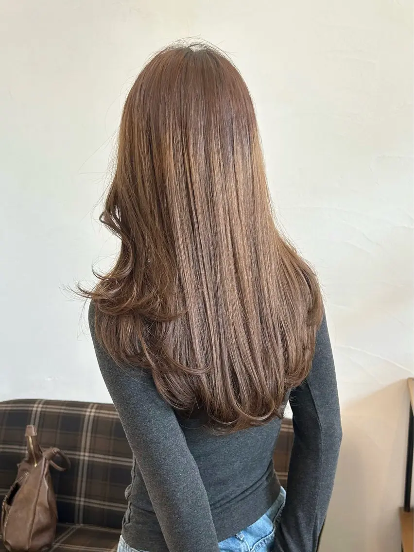ロング カット トリートメント 水谷 優華のヘアスタイル