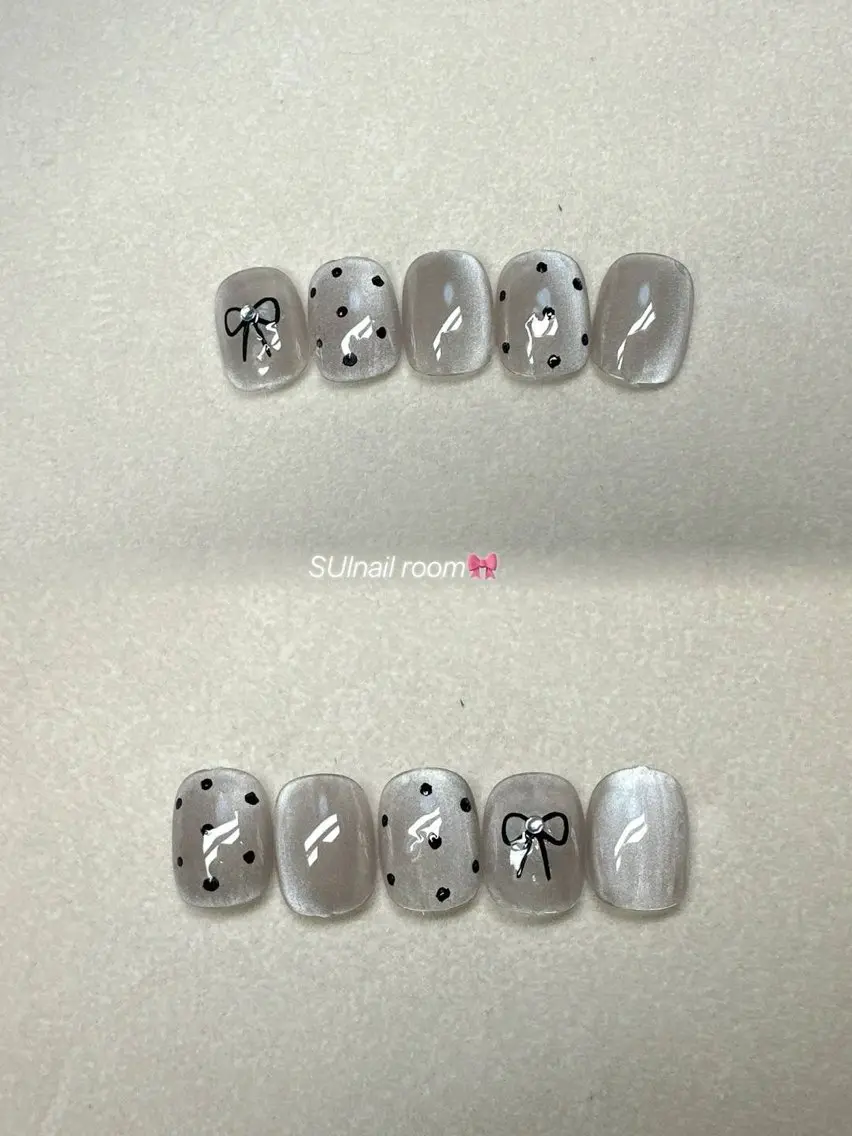 ネイル ドット マグネットネイル フットネイル 自宅SUI Nail Roomのネイルデザイン
