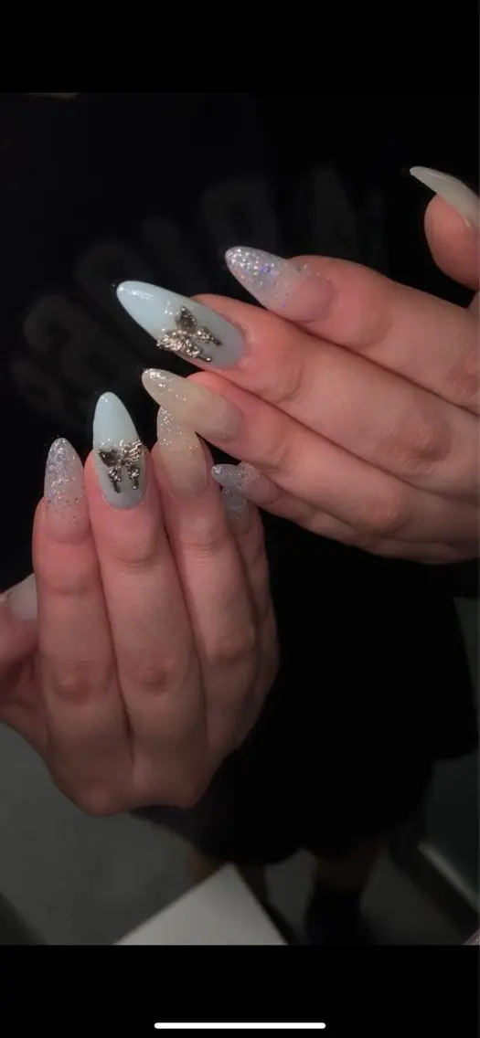 ネイル ハンドネイル 💎ラピスラズリ💎 RIONAのネイルデザイン