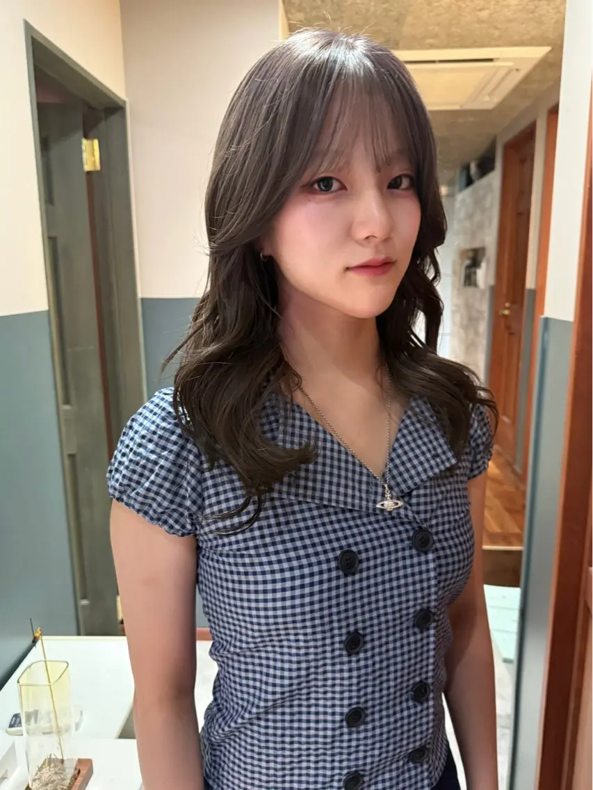 ロング カラー 似合わせカット カット ヘアカラー トリートメント mai / linoah˚✧のヘアスタイル