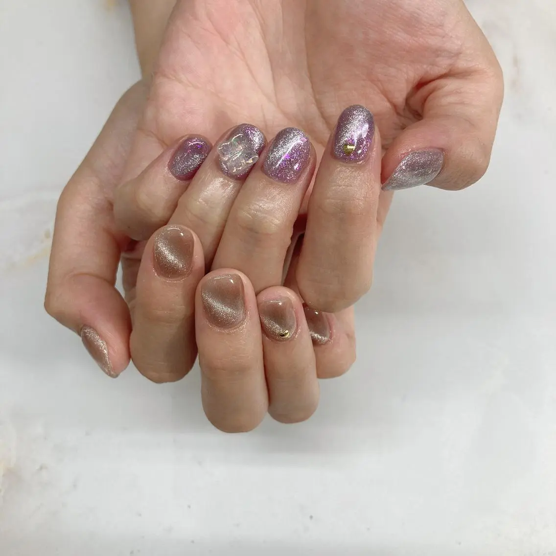 ミディアム ネイル Reonail 💕Kana💕のネイルデザイン