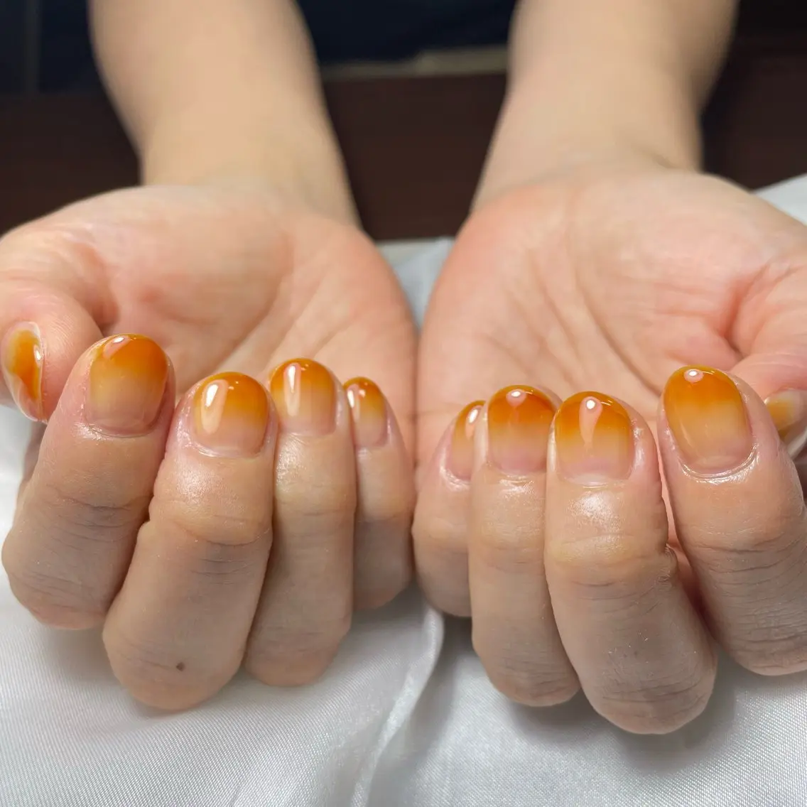 ネイル オレンジ WATANABE MAYUMIのネイルデザイン