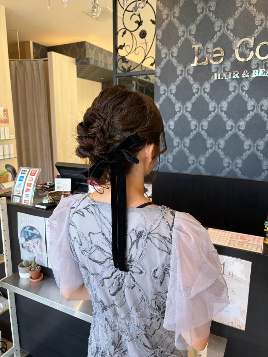ヘアアレンジ 大口 楓のヘアスタイル