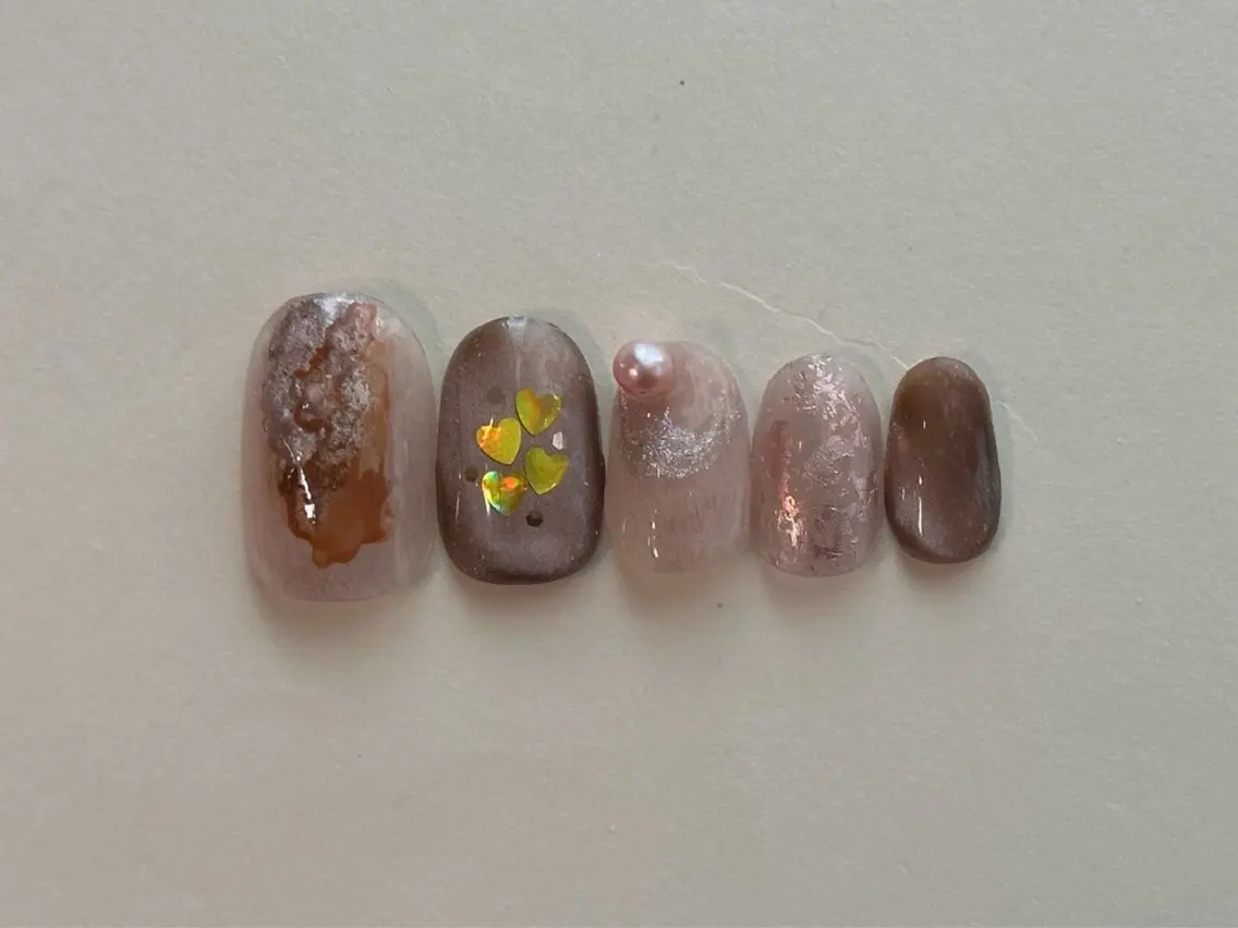 ネイル ニュアンスネイル バレンタイン Nail Katoのネイルデザイン