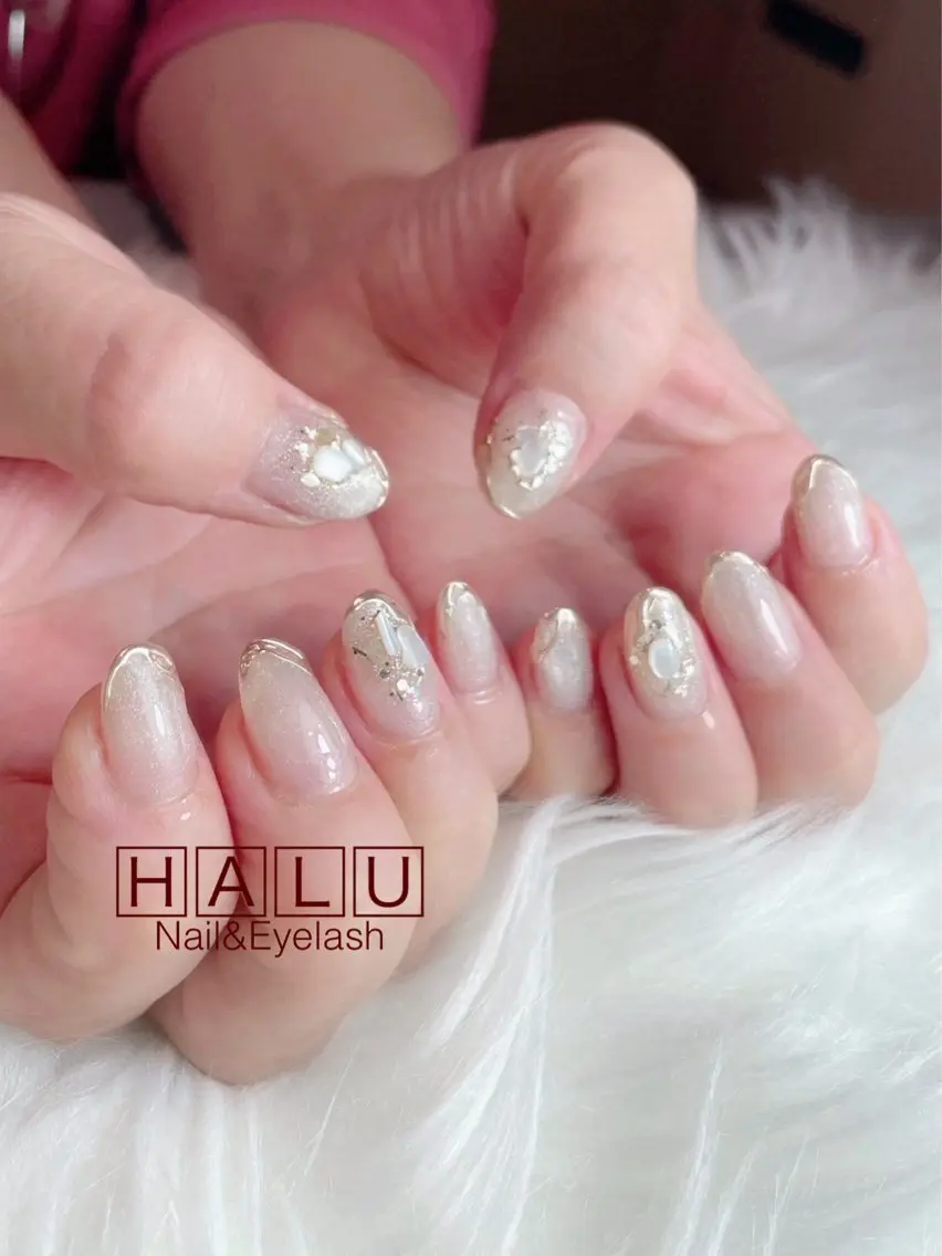 ネイル キラキラネイル HALU ハルのネイルデザイン