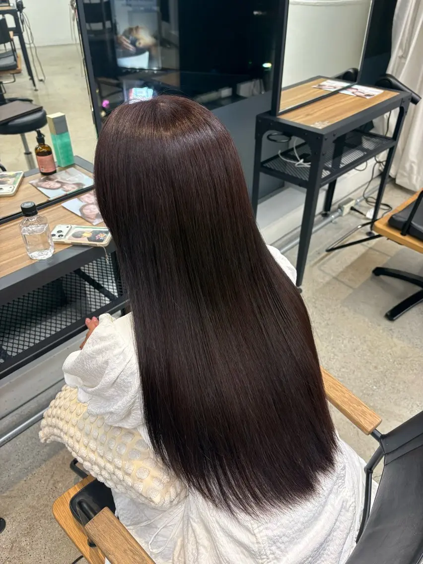 ロング カラー ロング トリートメント 透明感カラー/ keiko🪿のヘアスタイル