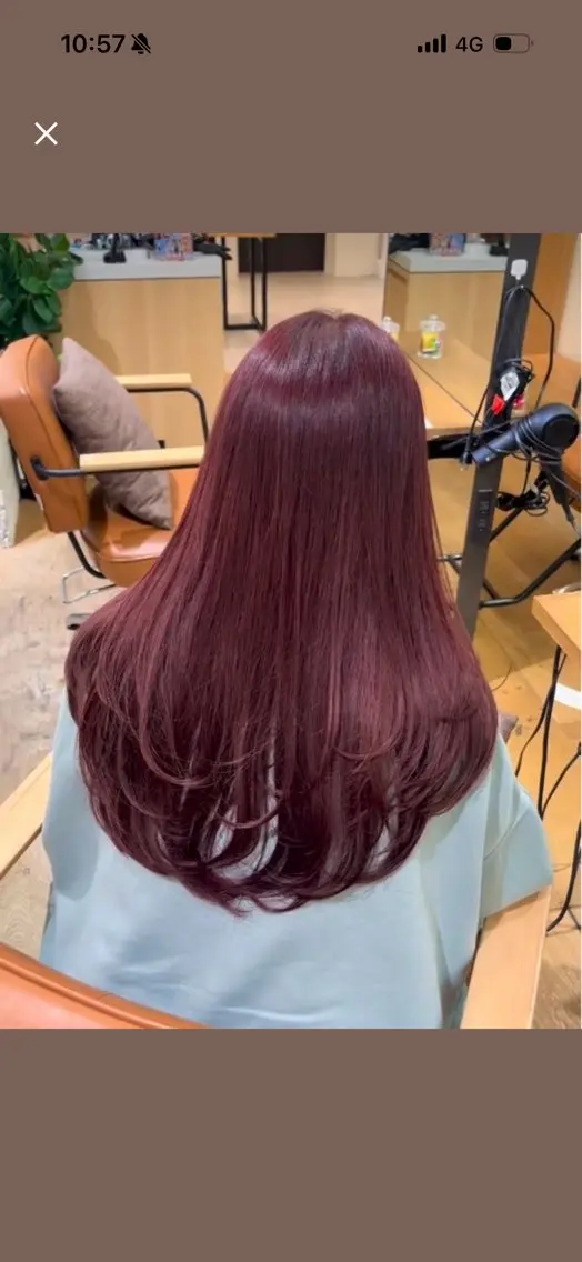 🍒【ミニモ限定】透明感カラー（暖色カラー等）➕トリートメント付き🍒の写真
