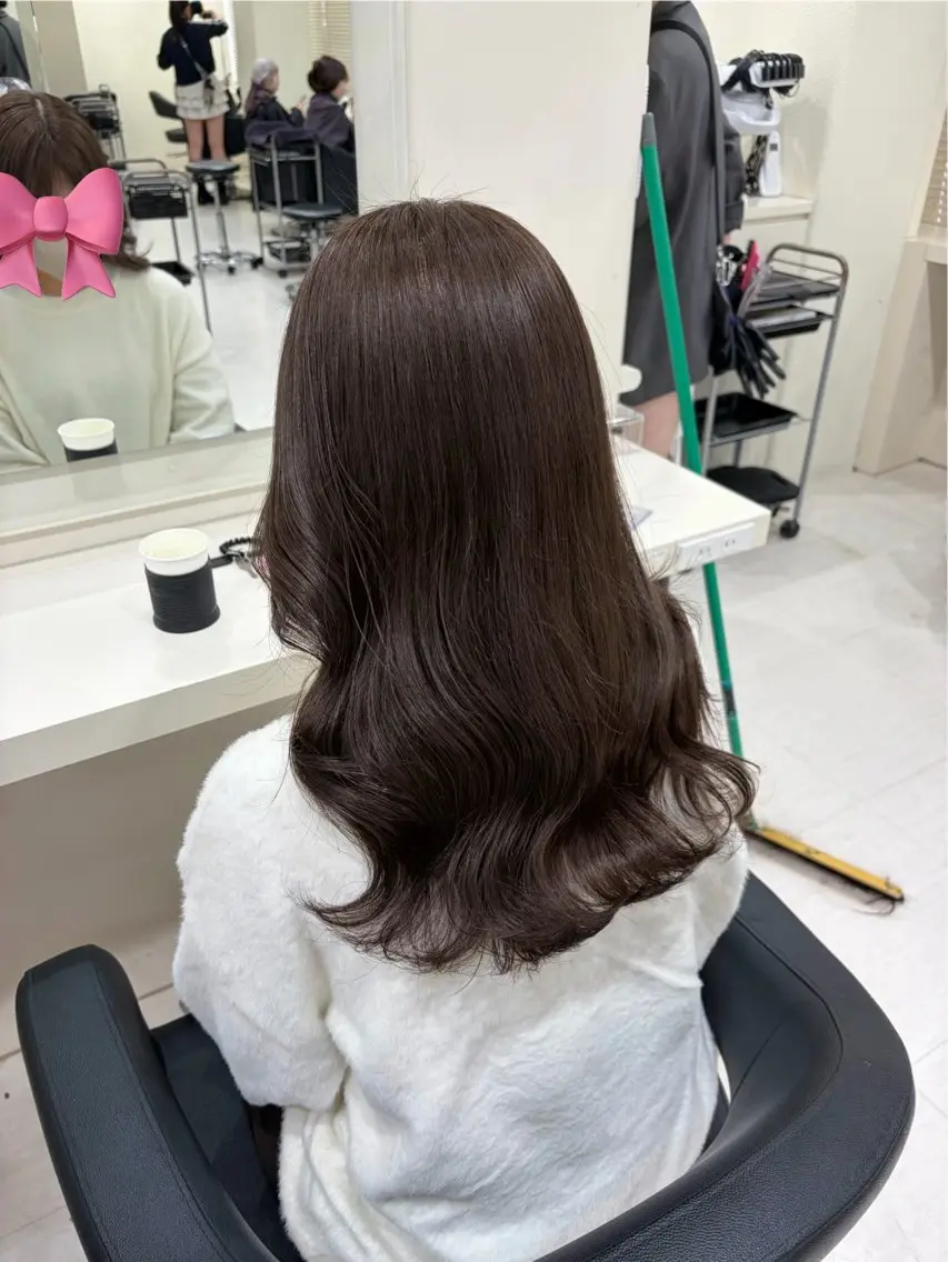 カラー ヘアカラー 暖色ガーリーヘア🎀 MEARI🩰のヘアスタイル