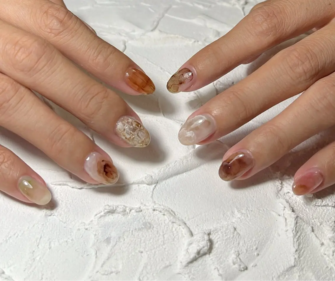 ネイル ハンドネイル Lofi nails ゆきこのネイルデザイン