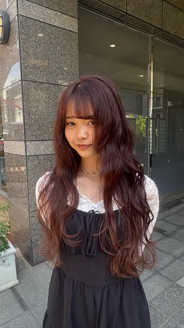 ロング カラー hitomi ♡ 自由が丘アシスタントのヘアスタイル