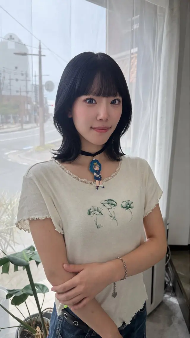 ロング カラー ヘアカラー トリートメント ♥韓国カラー うる艶 久留米 YUI♥のヘアスタイル