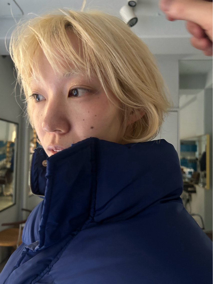 ショート カット ヘアカラー トリートメント 田中 隼斗のヘアスタイル