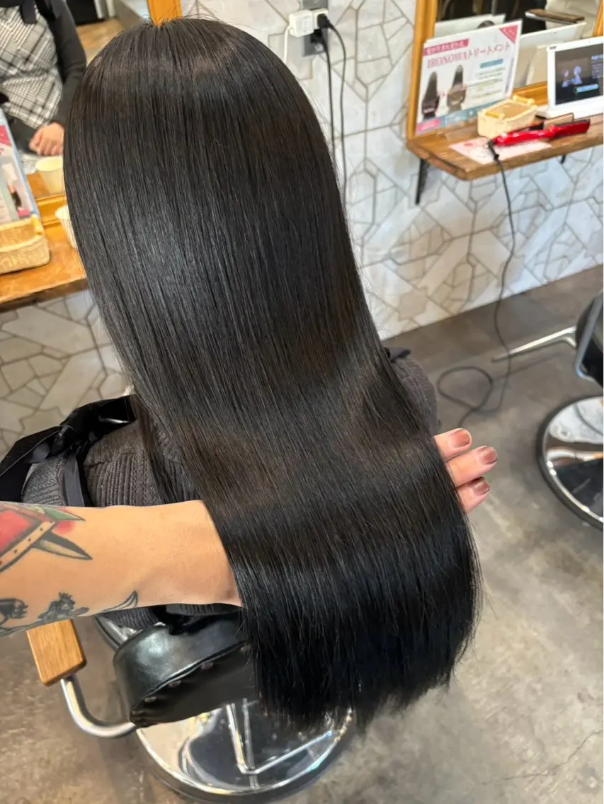 ロング 藤原 拓人のヘアスタイル