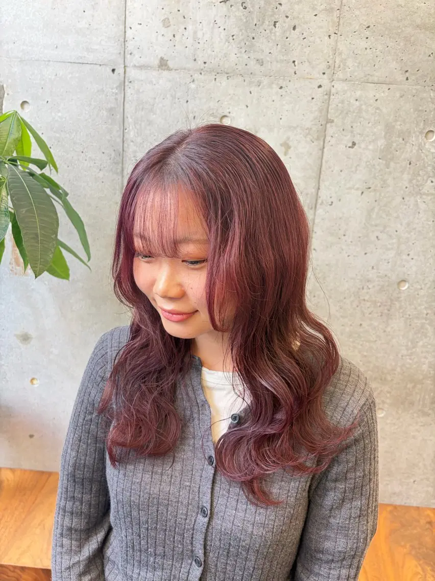 ロング ヘアカラー トリートメント 暖色/似合わせカラー 希空🪽🤎のヘアスタイル