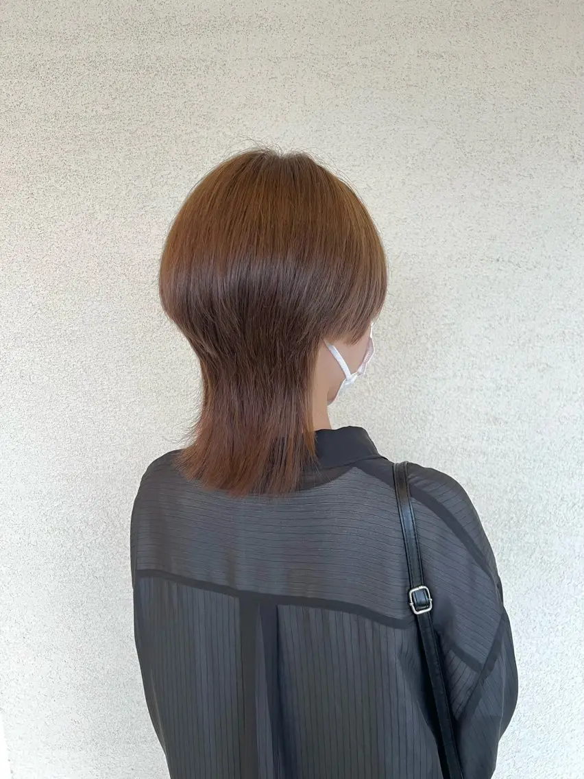 ミディアム カラー デザインカット ウルフカット カット ヘアカラー 吉澤大和 カット/カラーのヘアスタイル