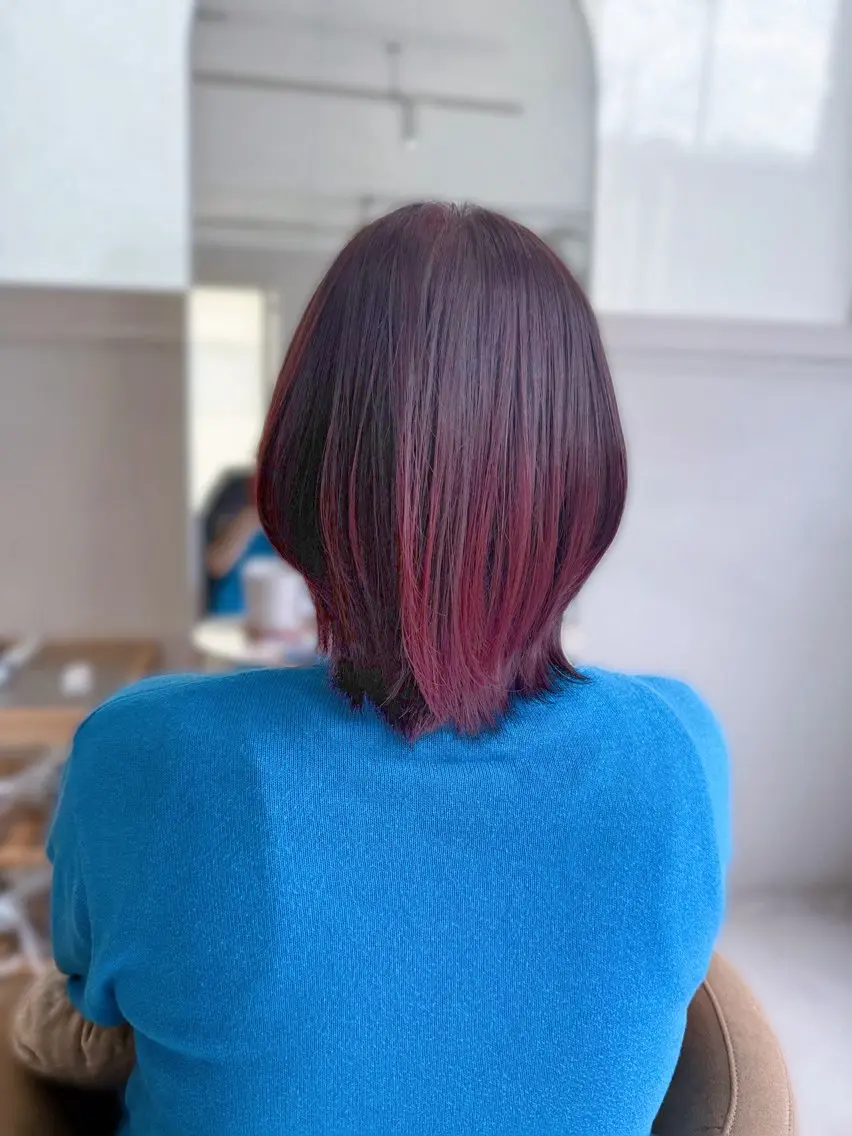 ミディアム カラー ヘアカラー 暖色/透明感カラー 🌷荘司まゆり🌷のヘアスタイル