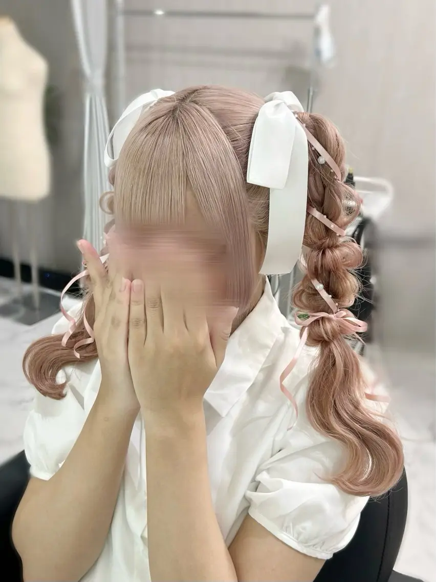 ロング ツインテール 💎名古屋ヘアセット 早朝OK/ヘアメイクのその他イメージ