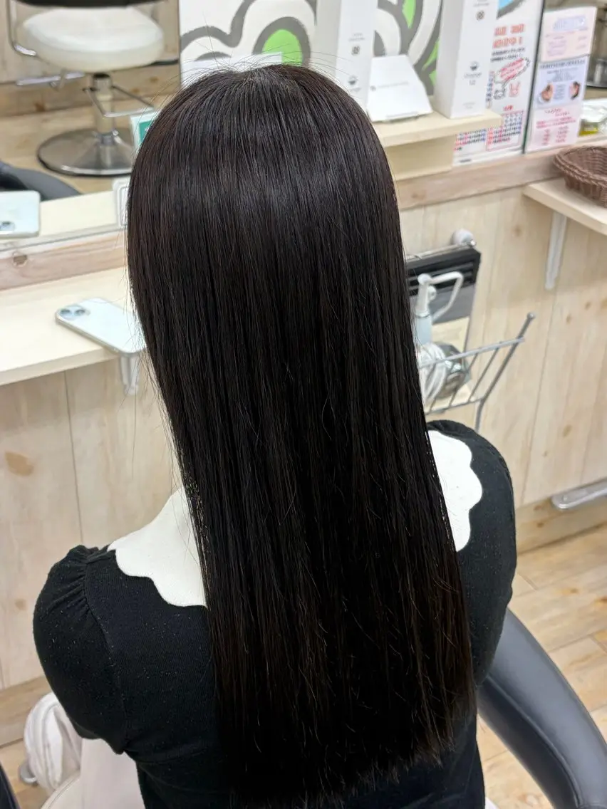 ロング カラー ピンクカラー シルバー トリートメント ヘアカラー Philia みいなのヘアスタイル