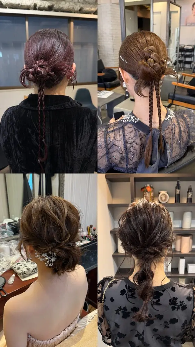 ヘアアレンジ ヘアセット 【韓国風くびれヘア】 joule小木曽輝のヘアスタイル
