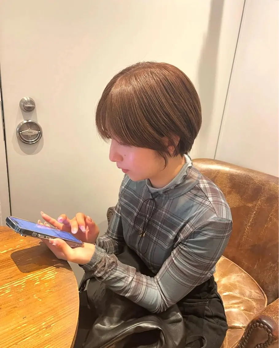 ショート ショートヘア 梅田Lolonois miuのヘアスタイル