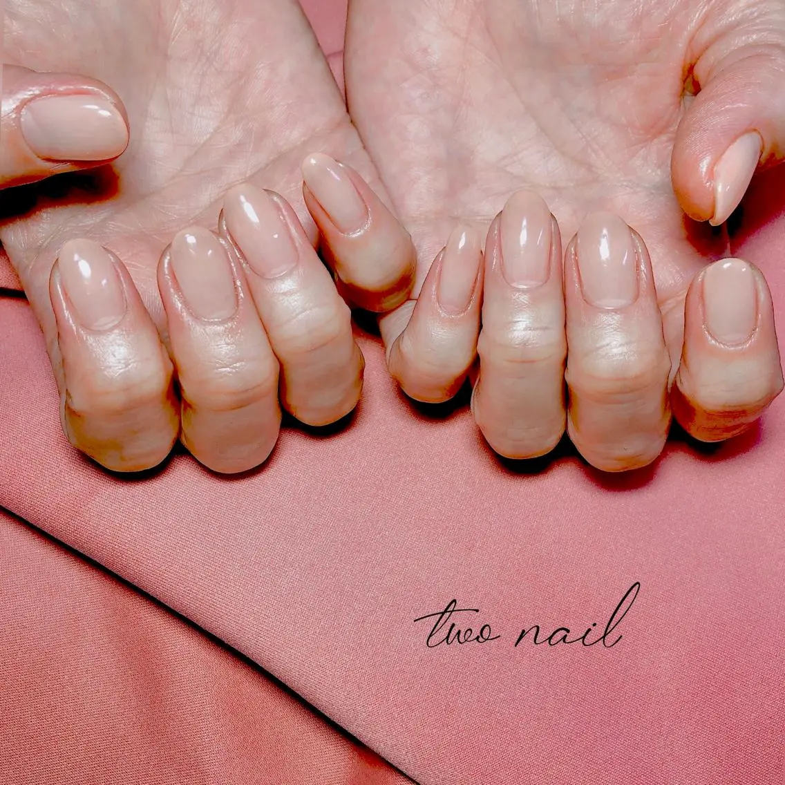ネイル アートネイル フットネイル ハート ニュアンスネイル ホワイト ハンドネイル two nailのネイルデザイン