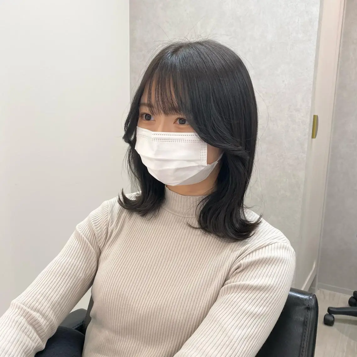 ミディアム 髪質改善、縮毛矯正/ ネモト　マサヒデのヘアスタイル