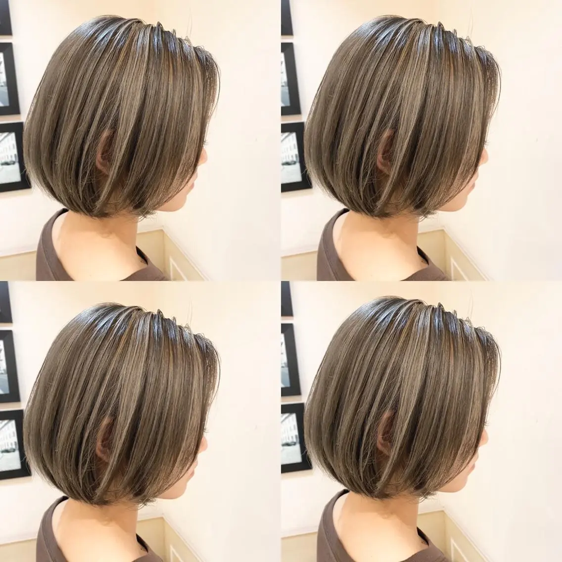 ミディアム カラー カット ヘアカラー トリートメント レイヤー×艶髪特化 マネージャー安藤光司のヘアスタイル
