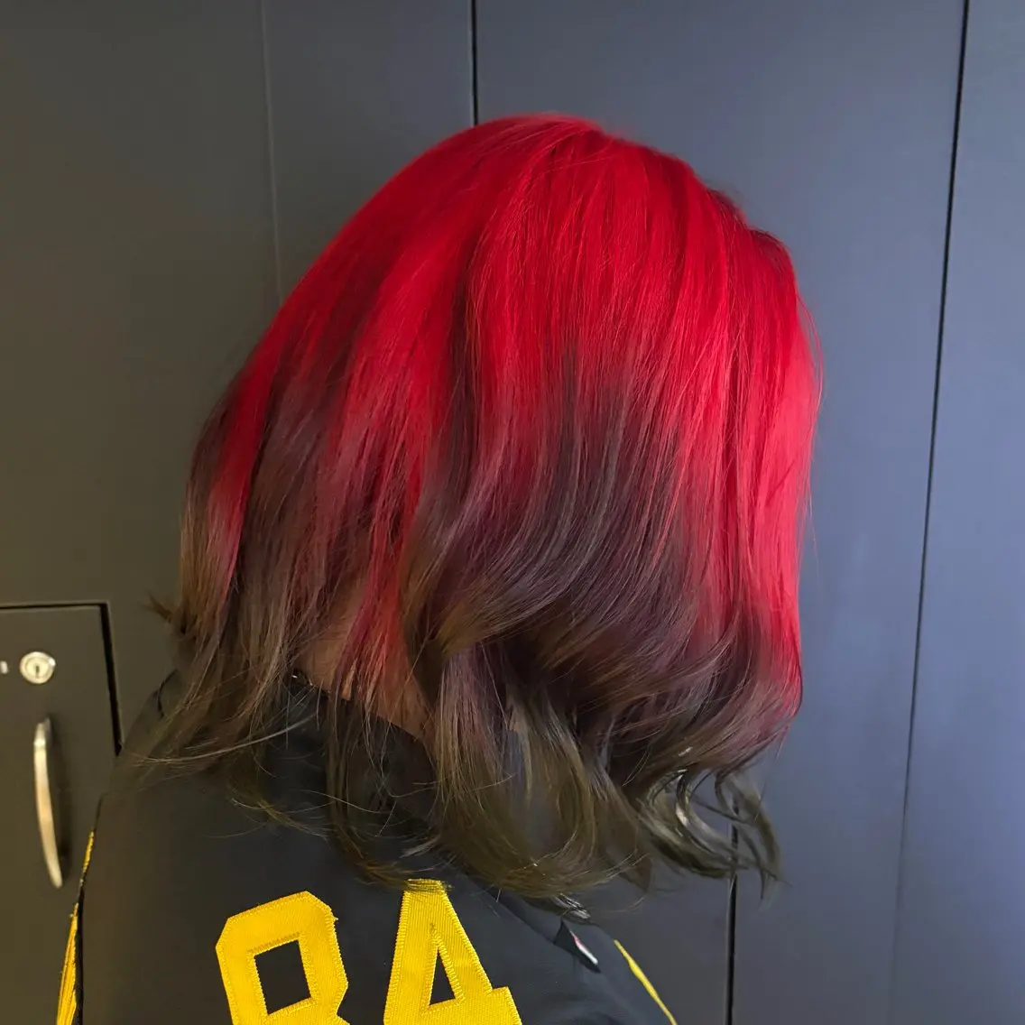 ミディアム カラー ヘアアレンジ ヘアカラー トリートメント ヘアセット 🫧ハイトーン×艶 カラー🫧 Rionのヘアスタイル