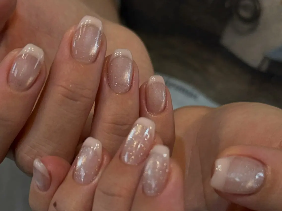 ネイル フレンチネイル マグネットネイル 持ち込み ニュアンスネイル ワンカラーネイル ハンドネイル LINEA.nail Kozueのネイルデザイン