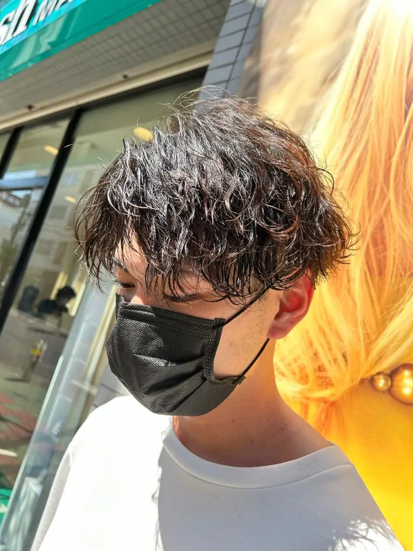 パーマ メンズ カット 《メンズ特化》 足立　正寛のヘアスタイル